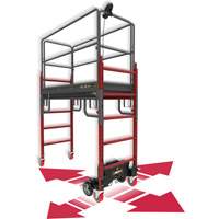 Complete Motorized Buildman 6' Baker Scaffold Kit, 31" D x 118-3/4" H Brunswick Fyr & Safety