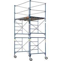 Complete Scaffold Tower with Casters, 69-1/2" D x 178" H Brunswick Fyr & Safety