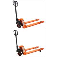Low Profile Hydraulic Pallet Trucks, 48" L x 20.5" W, 3300 lbs. Cap. Brunswick Fyr & Safety