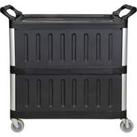 Chariot utilitaire, 3 tiers, 19-3/4" x 37-1/2" x 40-1/4", Capacit&eacute; 250 lb Brunswick Fyr & Safety