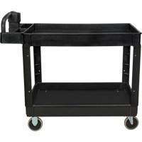 Chariot utilitaire, 2 tiers, 25-5/8" x 33-1/2" x 43-3/4", Capacit&eacute; 550 lb Brunswick Fyr & Safety