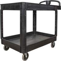Chariot utilitaire, 2 tiers, 25-5/8" x 33-1/2" x 43-3/4", Capacit&eacute; 550 lb Brunswick Fyr & Safety