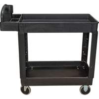 Chariot utilitaire, 2 tiers, 17-1/8" x 33-1/2" x 37-5/8", Capacit&eacute; 550 lb Brunswick Fyr & Safety
