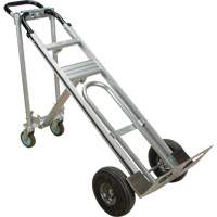 3-in-1 Convertible Hand Truck, Aluminum, 600 lbs. Capacity Brunswick Fyr & Safety