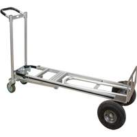 3-in-1 Convertible Hand Truck, Aluminum, 600 lbs. Capacity Brunswick Fyr & Safety
