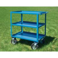  Chariot &agrave; tablettes pour l'ext&eacute;rieur, 3 Tiers, 18" la x 39" h x 33" p, Capacit&eacute; 1200 lb Brunswick Fyr & Safety