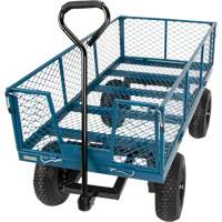 Wagon avec c&ocirc;t&eacute;s rabattables, 24" la x 48" la x Capacit&eacute; 800 lb Brunswick Fyr & Safety