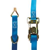 Ratchet Strap, J-Hook, 1" W x 16' L, 835 lbs. (379 kg) WLL Brunswick Fyr & Safety