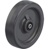 Roues ph&eacute;noliques pleines noires Brunswick Fyr & Safety