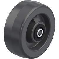 Roues ph&eacute;noliques pleines noires Brunswick Fyr & Safety