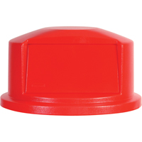 Round Brute&reg; Tops, Dome Lid, Plastic/Polyethylene, Fits Container Size: 22" Dia. Brunswick Fyr & Safety