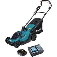 18V LXT Cordless Lawn Mower Kit, Push Walk-Behind, Battery Powered, 13" Cutting Width Brunswick Fyr & Safety