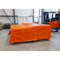 Insulated Tarps, Polyethylene, Orange, 20' x 12' x 8 mils Brunswick Fyr & Safety