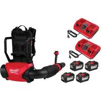 M18 FUEL Dual Battery Backpack Blower Kit, 18 V, 155 MPH Output, Battery Powered Brunswick Fyr & Safety