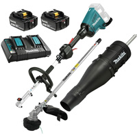 LXT 5.0 Ah Brushless Split Shaft Power Unit Kit with EM405MP Line Trimmer, Battery Powered, 36 V Brunswick Fyr & Safety
