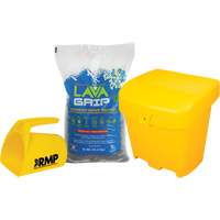 LavaGrip Traction-Aid Kit with 77 Bags, Container Size 35.3 lbs. (16 kg), Bag Brunswick Fyr & Safety