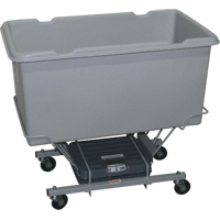 Scale Carts, Polyethylene, 33" L x 19" W x 29" H, 5 cu. Ft. Volume, 250 lbs. Capacity Brunswick Fyr & Safety