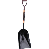 Grain & Coal Scoop Shovel, Wood, Tempered Steel Blade, D-Grip Handle, 27-3/4" Length Brunswick Fyr & Safety