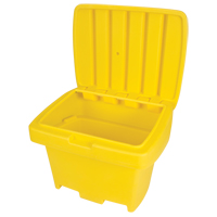 Heavy-Duty Outdoor Salt and Sand Storage Container, 30" x 24" x 24", 5.5 cu. Ft., Yellow ND337 | Brunswick Fyr & Safety