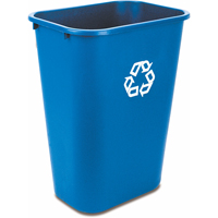 Recycling Container , Deskside, Plastic, 41-1/4 US Qt. NG277 | Brunswick Fyr & Safety