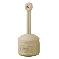 Smoker’s Cease-Fire<sup>®</sup> Cigarette Butt Receptacle, Free-Standing, Plastic, 4 US gal. Capacity, 38-1/2" Height NI378 | Brunswick Fyr & Safety