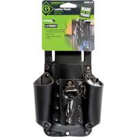 Poche pour ceinture porte-outils, Porte-outil multiple, Cuir, 4 Poches Brunswick Fyr & Safety