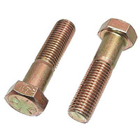 Hex Cap Screw, 3/8" Dia., 4" L, Stainless Steel, Coarse Brunswick Fyr & Safety