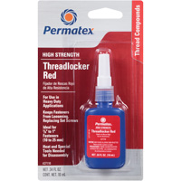 Low Viscosity Threadlocker, Red, High, 10 ml, Bottle NIR679 | Brunswick Fyr & Safety