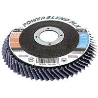 PowerBlend FLX Flexible Flap Disc, 4-1/2" x 7/8", Type 27, Z60 Grit, Zirconia Alumina Brunswick Fyr & Safety