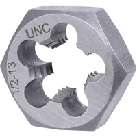 Fraise hexagonale SAE, dia. 1", Filet de 1/2"-13NC, Acier alli&eacute; Brunswick Fyr & Safety