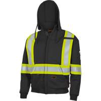 337SF Capuche &agrave; fermeture &eacute;clair ignifug&eacute;e, Hommes, Petit, Noir, 22 cal/cm² Brunswick Fyr & Safety