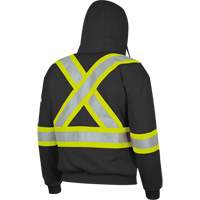 337SF Capuche &agrave; fermeture &eacute;clair ignifug&eacute;e, Hommes, Petit, Noir, 22 cal/cm² Brunswick Fyr & Safety