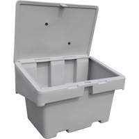 Salt Sand Container SOS, 48" x 33" x 34", 18.5 cu. Ft., Grey Brunswick Fyr & Safety