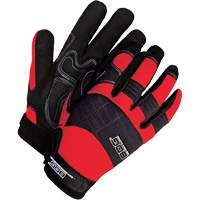 Heavy-Duty Performance Gloves with Padded Palms, Size Large, Synthetic Palm Brunswick Fyr & Safety