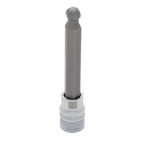 Long Metric Socket, 6 mm x 3-5/8" L, 3/8" Drive Brunswick Fyr & Safety