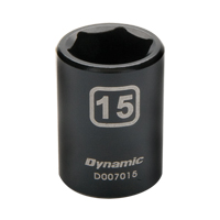 Metric Socket, Impact, 12 mm, 3/8" Drive, 6 Points Brunswick Fyr & Safety