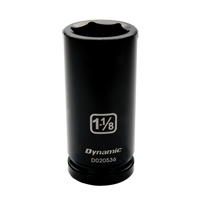 SAE Socket, Impact, 3/4", 3/4" Drive, 6 Points, Deep Brunswick Fyr & Safety