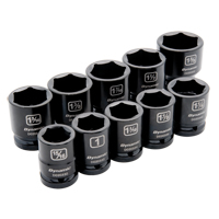 SAE Socket Set, 10 Pcs, Impact, 3/4" Drive Size Brunswick Fyr & Safety