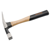 Bricklayer's Hammer, 24 oz., Wood Handle, 11-3/4" L Brunswick Fyr & Safety