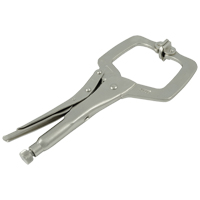 Locking Clamp Pliers with Swivel Pads, 6" Length, C-Clamp NJH858 | Brunswick Fyr & Safety