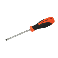 Slotted Screwdriver, 3/16" Tip, Round, 8" L, Cushion Grip Handle Brunswick Fyr & Safety