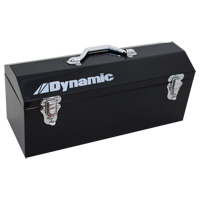 Hip Roof Tool Box, 7" D x 19" W x 7-1/2" H, Black Brunswick Fyr & Safety
