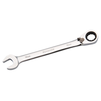 Reversible Combination Ratcheting Wrench, 12 Point, 8mm, Chrome Finish Brunswick Fyr & Safety