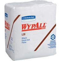 WypAll<sup>®</sup> L20 Single-Use Towels, All-Purpose, 12-1/2" L x 12" W NJJ030 | Brunswick Fyr & Safety