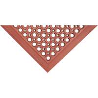 Competitor Series Mats, Slotted, 3' x 5' x 7/8", Orange, Natural Rubber Brunswick Fyr & Safety