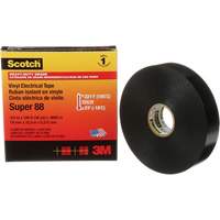 Scotch&reg; Super 88 Professional-Grade  Electrical Tape, 19 mm (3/4") W x 32.9 m (108') L, 8.5 mils, Black Brunswick Fyr & Safety