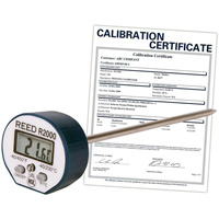 Thermomètre avec certificat ISO, Contact, Numérique, -40-450°F (-40-230°C) NJW125 | Brunswick Fyr & Safety
