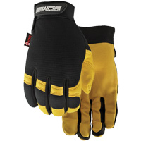 Flextime Water Resistant Gloves, Grain Goatskin Palm, Size Large Brunswick Fyr & Safety