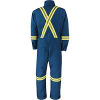 Dupont Nomex&reg; IIIA Deluxe Coveralls, Size 3X-Large (Tall), Royal Blue, 6 cal/cm² Brunswick Fyr & Safety