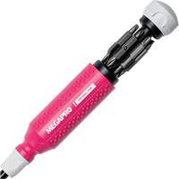Tournevis multi embouts Original Pink 15-en-1, 8-37/50" lo, Prise Textur&eacute; Brunswick Fyr & Safety